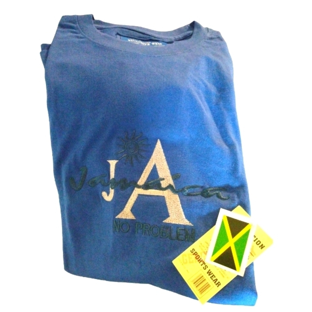 Jamaica:No Problem T-Shirt  Destination Shirts Vacation Tropical Caribbean XXL